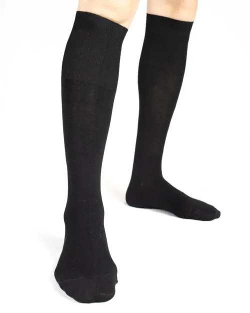 Calza bamboo gambaletti nero_UK90 Natt Maxi