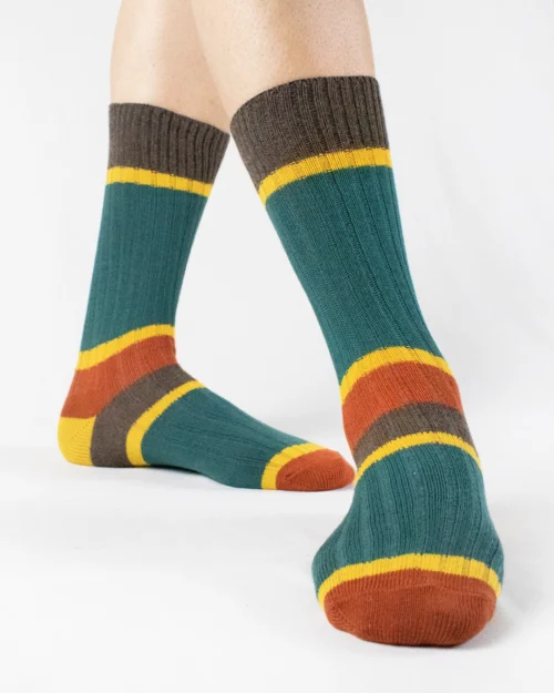 Calza-cotone-biologico-verde_UK89 Glasgow