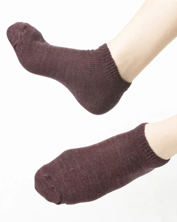 Calza cotone e cashmere bordeaux_X105 Felis