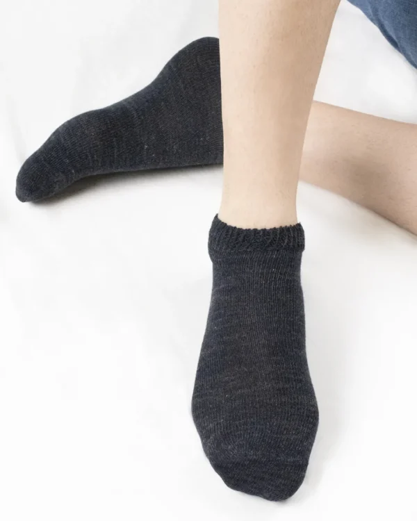 Calza cotone e cashmere nero_X105 Felis