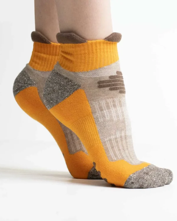 Calza-cotone-e-tencel-arancio_TC2073 Polisportiva 4T