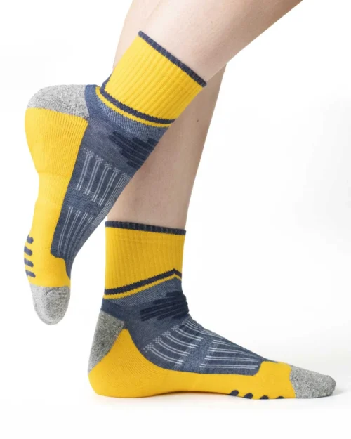 Calza cotone e tencel giallo_TC2053 Polisportiva