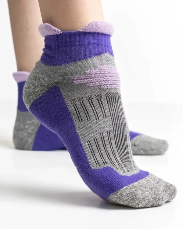 Calza-cotone-e-tencel-viola chiaro_TC2073 Polisportiva 4T