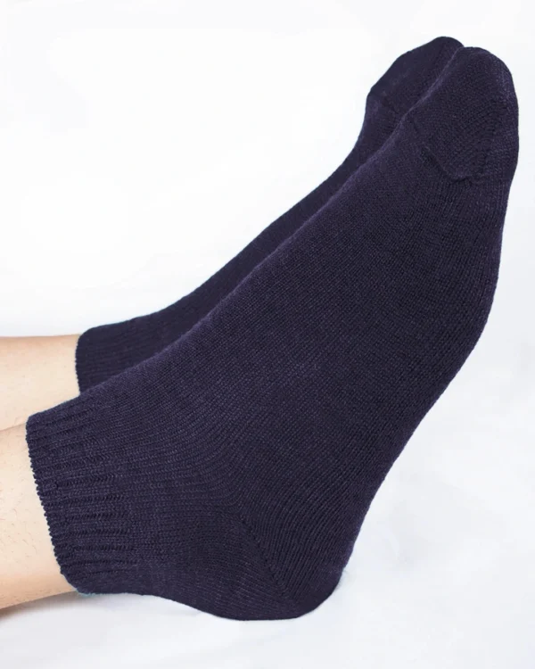 Calza-lana-merino-cortissimo-amaranto_UC250 Libras