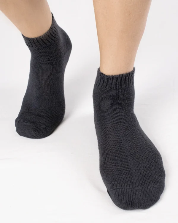 Calza-lana-merino-cortissimo-nero_UC250 Libras