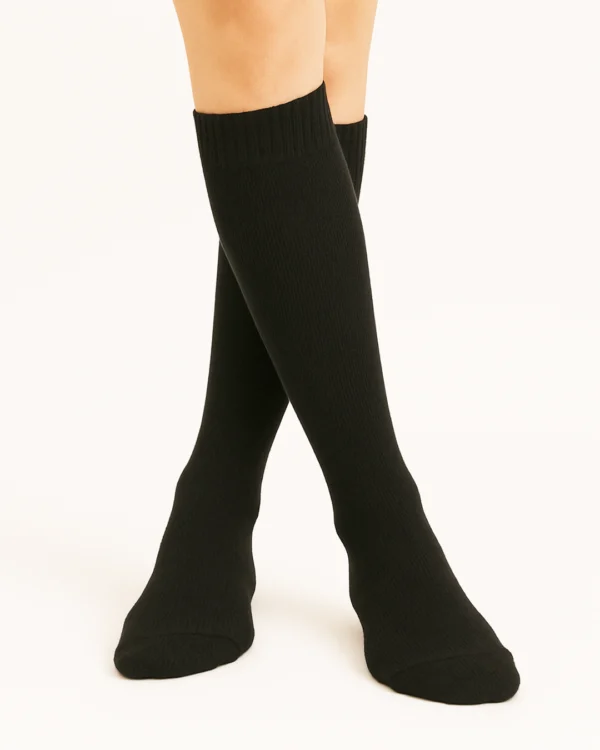 Calza-lana-merino-gambaletto-nero_DL105 Avada