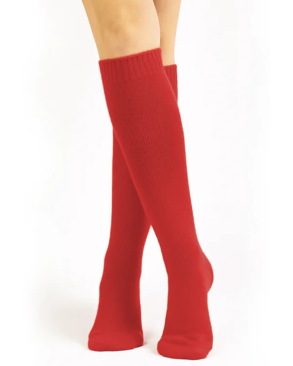 Calza-lana-merino-gambaletto-rosso_DL105 Avada