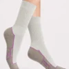 Calza-sportiva-cotone-e-lana-merino-corto-moka e panna_UT78 Ecodinamica