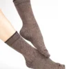 Calza tencel marrone_DC257 Enza