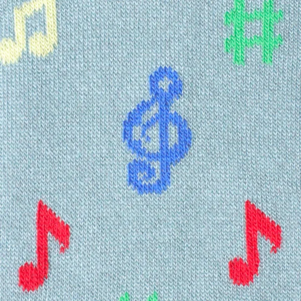 Calza tencel note azzurro chiaro_UC278 Allegro