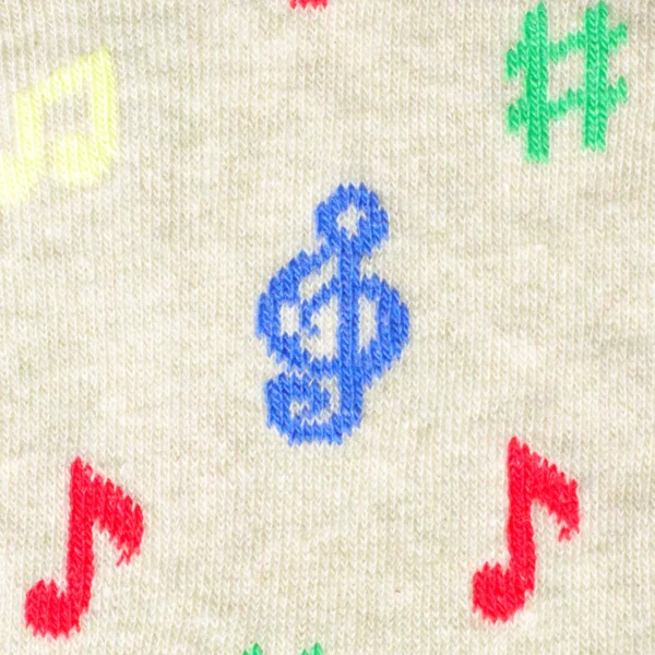 Calza tencel note cammello_UC278 Allegro