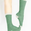 Calze-lana-merino-gambaletto-bimbi-verde chiaro e panna_BL33 Juno