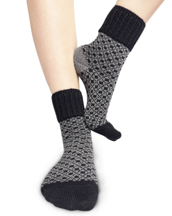 Tessea-fantasia jacquard-merino-extra-fine-nero-e-grigio_DC290 Tessea